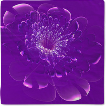 Beautiful Purple Flower On Purple Baby Blanket
