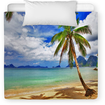 Beautiful Relaxing Tropical Scenery Toddler Comforter