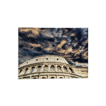 Beautiful Sky Above Colosseum In Rome Area Rug