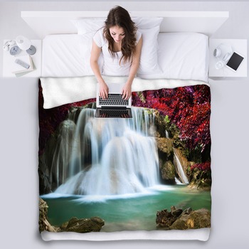 Jungle fleece blanket cheap