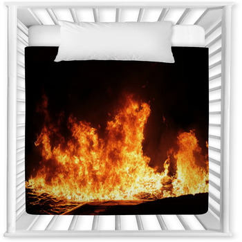 Big Fire Baby Crib Comforter