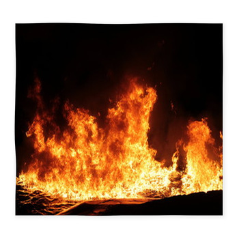 Big Fire Custom Size Floor Mat
