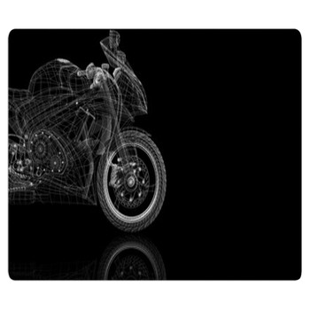 Bike, Motorcycle,  3D Model Area Rug