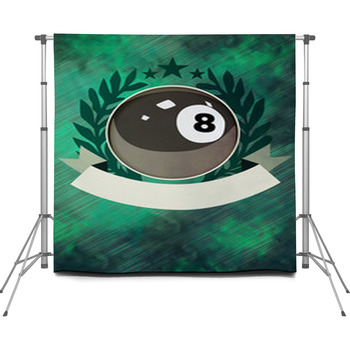 Billiard Background Custom Size Backdrop