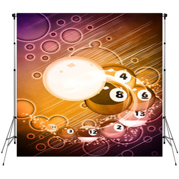 Billiard Background Fleece Backdrop