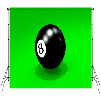 Billiard Ball Custom Size Backdrop