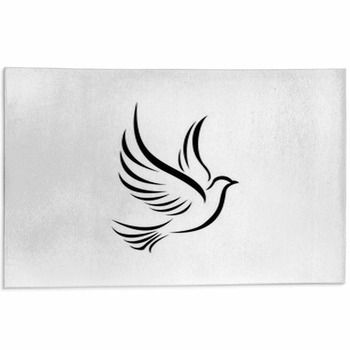 Bird Wing Dove Logo Template Vector Illustration Area Rug