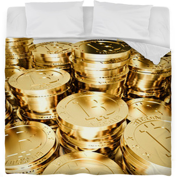 Bitcoin Fleece Bed Blanket