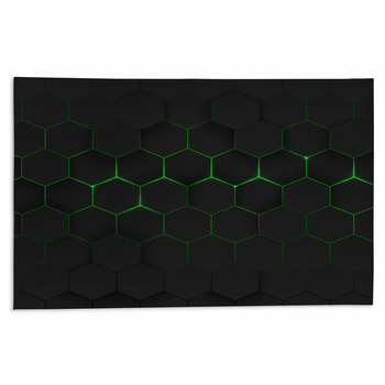 Black And Green Rugs