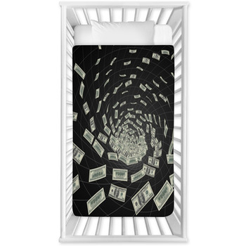 Black Hole_dollars Baby Crib Comforter