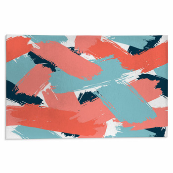 Blue And Coral Rugs