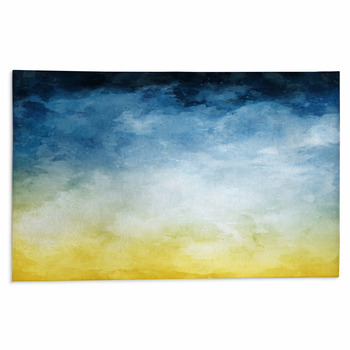 Blue And Yellow Rugs