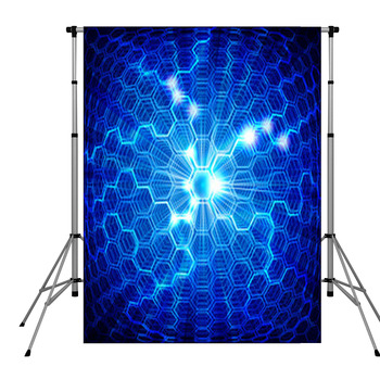 Blue Background Pole Pocket Backdrop