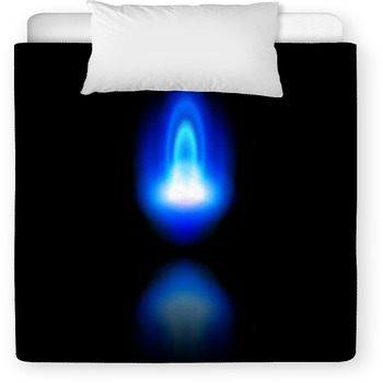 Blue Flame Of A Burning Natural Gas Toddler Comforter