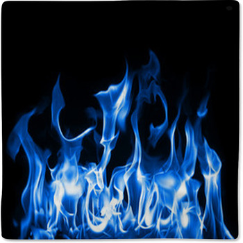 Blue Flames Baby Blanket