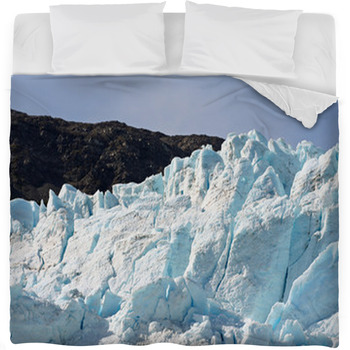 Blue Glacier Fleece Bed Blanket