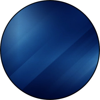 Blue Motion Blur Abstract Background Round Rug