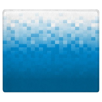 Blue Pixel Background Area Rug