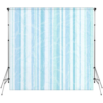 Blue striped paper background Fleece Backdrop