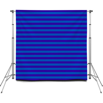 Blue Stripes Custom Size Backdrop