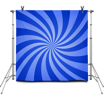 Blue Swirl Design Background Fleece Backdrop