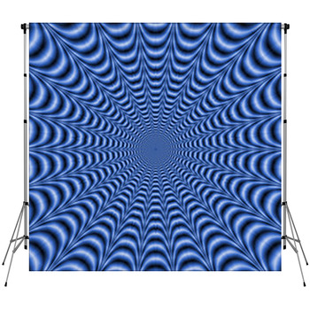 Blue Web Fleece Backdrop