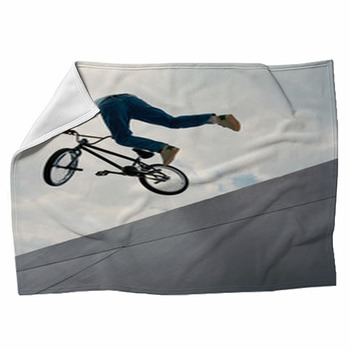 Bmx Fleece Blanket