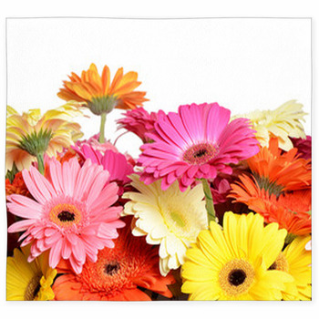 Bouquet  Gerbera Flower Custom Size Floor Mat