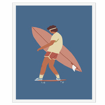Surfer Wall Decor in Canvas Murals Tapestries Posters More