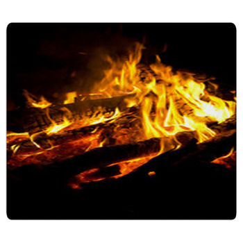 Brennendes Lagerfeuer Area Rug