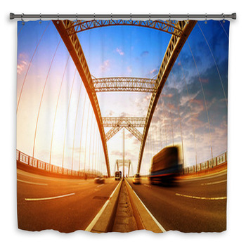 Bridge Custom Size Shower Curtain