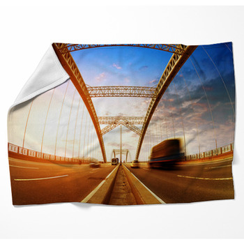 Bridge Woven Throw Blanket