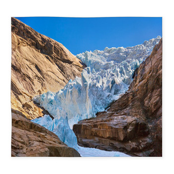 Briksdal Glacier - Norway Custom Size Floor Mat