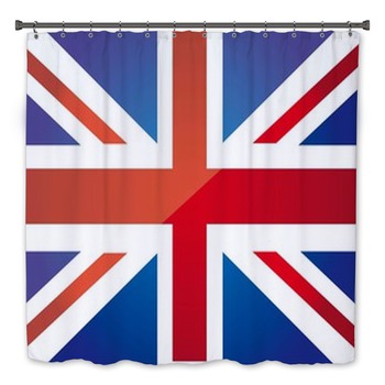 British Flag Bath Decor