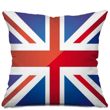 British Flag Throw Pillows Cases Shams