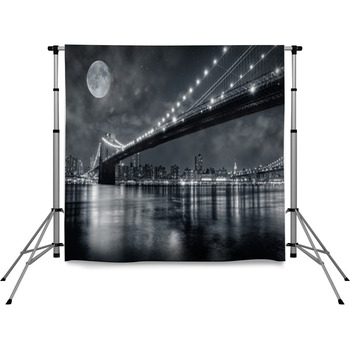 Brooklyn Bridge Pole Pocket Backdrop