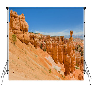 Bryce Canyon Under The Blue Sky Fleece Backdrop