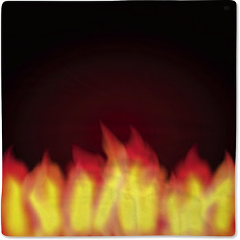 Burning Flames Background Illustration Baby Blanket