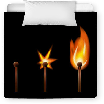 Burning Matches Toddler Duvet