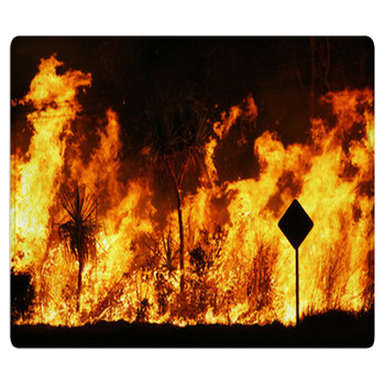 Bush Fire Bath Mat