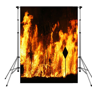 Bush Fire Pole Pocket Backdrop