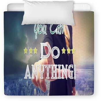Businessman With You Can Do Anything Toddler Comforter