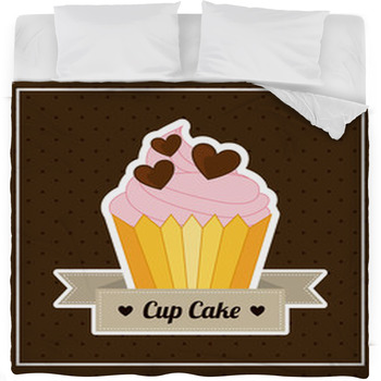 Cake Design Fleece Bed Blanket