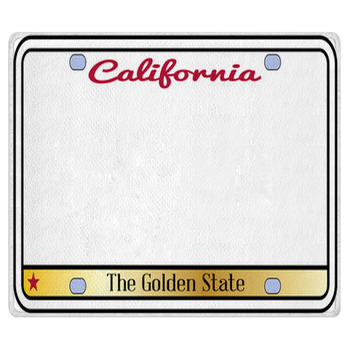 California License Plate Area Rug