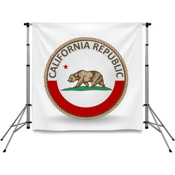 California Seal Pole Pocket Backdrop