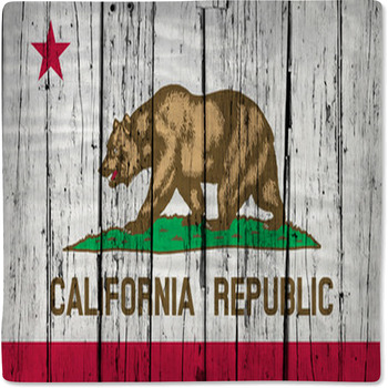 California State Flag Grunge Background Baby Blanket