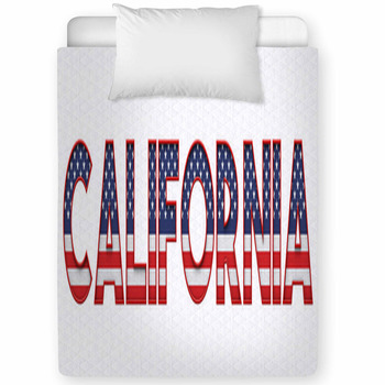 California Usa State Made From Starts  Toddler Comforter