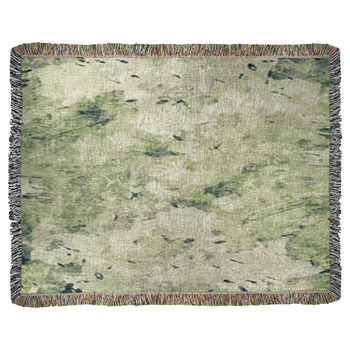 Camouflage Military Background Woven Throw Blanket