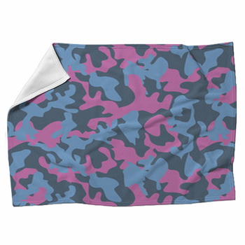 Camouflage Pattern Fleece Blanket