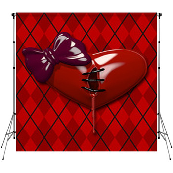 Can't Mend A Broken Heart Fleece Backdrop